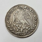 1847 Mo Mexico Silver 2 Reales Cap   Rays Lovely Patina Go Guanajuato  v397
