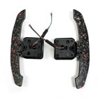 Magnetic Red Forged Carbon Fiber Paddle Shifter For Audi B9 B9 5 S1 S2 S3 S4 S5
