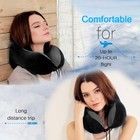 Travel Pillow  The Best Memory Foam Neck Pillow Soft Pillow