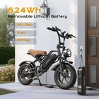 Vipdrive 16   Fat Tire 750w Electric Motorcycle Bike 48v 13ah E-bike For Adults