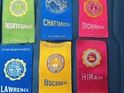 Tobacco Cigarette Egyptienne Luxury Silks   Lot Of 8   College Fraternal Seal
