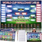  2pcs World Cup Schedule Poster 2026 final Round 48-team Collection 