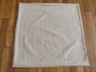 Ralph Lauren Beige White Pick Stitch Texture Euro Sham Cover 100  Cotton