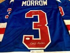 Ken Morrow Autographed Blue Usa Hockey Jersey 1980 Olympics Jsa Certified