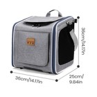 Baby Dog   Cat Bike Basket  Soft-sided Dog Bike Carrier With 4 Mesh Windows