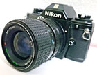 Nikon Em Slr Film Camera W Rmc Tokina 35-70mm F 4 Lens Working