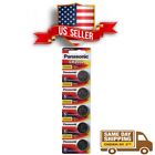 5 X Super Fresh Panasonic Cr2032 Cr 2032 Lithium Battery 3v Coin Cell Exp  2035