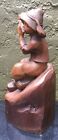 Antique German Black Forest Hand Carved Wooden Old Century Man 10 