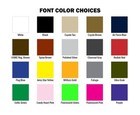 Custom Uniform Embroidered Awareness service pride Ribbons-50  Fabrics  Usa Made