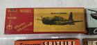 Vintage Balsa Wood Model Kit Lot 5 Spitfire Wildcat Stinson Wwii