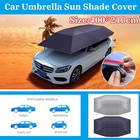 Universal Car Sun Shade Umbrella Cover Tent Cloth Uv Protect Waterproof 4x2 1m
