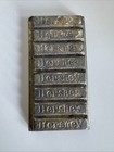 Vintage Hershey s Chocolate Bar Candy Mold Lot  - Metal - Antique - 8 Pcs