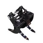 Rippa Mini Excavator Log Grapple For Wood Brush Handling   Pickup Only