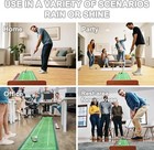 Indoor Putting Green With Ball Return  Golf Practice Mat For Home Office