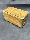 Antique Sewing Machine Wood Folding  puzzle Box  With Attachments