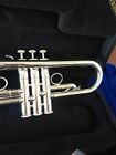 New Carol Brass 5060h-gss-bb-s Professional Bb Trumpet - Silver With Case
