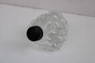 Vintage Grape Cluster Wine Bottle Decanter 6  Clear Glass With Lid
