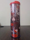 Starbucks Valentine 2021 Red   Pink Glitter Hearts   Lips Acrylic Tumbler