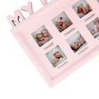 My First Year Frame Baby Picture Keepsake Frame For Photo Memories  Pink