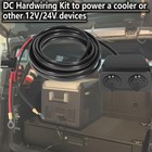 Hwk-dc Hardwiring Kit For Dometic - Direct Battery Power With Dual Sockets 20ft