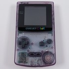 Nintendo Game Boy Color Console Gbc Clear Purple - Backlit Ips Screen Mod - Mint