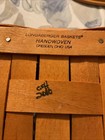New Vintage Retired 2000 Longaberger Handwoven Basket Wood Lid 7    Tall Square