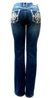 Lucky Brand   Jack David Womens Rhinestone Bootcut Jeans  skinny Denim Jeans