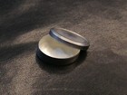 Vintage Silver 800 Pill Case Box - Simple Decorative Pattern  7 88g