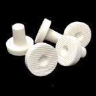 Reefing Art Ceramic Coral Frag Plugs 100 Pack Free Aquarium 100 Plugs  White