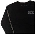 Nin Nine Inch Nails Cold Black Infinite Tour Shirt Long Sleeve L 2018 N America