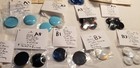 Vtg Flatback Cab   Faceted Round Rhinestone 20mm To 32mm Swarovski Czech  9009