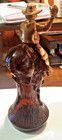 Avon Cowboy Decanter 6 Oz Horse And Bucking Bronco Design Brown  Bottle