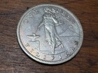 T2  Philippines 1909 S Silver Peso  Slight Toning  Free Shipping In U s 