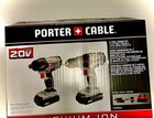 Porter Cable Pcck604l2 20v Max 2-tool Cordless Drill driver And Impact Driver   