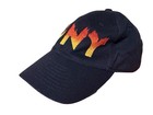 Rare  Vintage Y2k Fdny Flames Embroidered New York 9 11 Strap Back Dad Cap hat