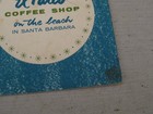 Vtg 1950 s El Patio Coffee Shop Cafe Diner Restaurant Menu Santa Barbara  Ca 