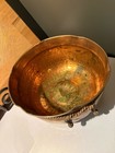 Vintage Hammered Copper Pot Planter Bowl Primitive Rustic Decor