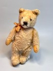 1950s Vintage German Steiff Original Teddy Bear Straw-stuffed Mohair Toy Jointed