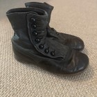 Authentic Antique Victorian Edwardian Children s High Button Boots Black Leather