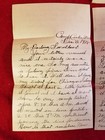1918 Wwi Soldier Med Dept Camp Custer Love Letter Quarantine Schools Christmas 