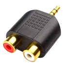 Andtobo 3 5 Mm Trs To Dual Rca F  2-pack   3 5mm Rca  Black 