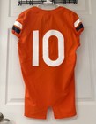 Nike Virginia Uva Cavaliers  10 Game Used Orange Football Jersey Size 38