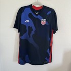 Nike Usa Soccer Jersey Blue Short Sleeve Shirt - Men s Size L