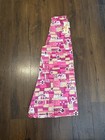 Vtg 60 Psychedelic Mod Fluorescent Palazzo Pants Bell Bottom Brand New With Tags
