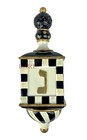 Mackenzie-childs Courtly Check Classic Dreidel 8  Tall New No Box