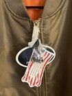 Rothco Ma-1 Flight Jacket Tactical Bomber Coat Reversible Gold Coyote Usmc New L