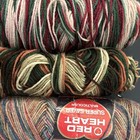 Vintage Red Heart Super Saver Multicolor Yarn Lot Skeins Worsted Weight 4 Medium