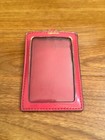 Coach Id Card Badge Holder For Lanyard Pink Signature C Clear Window
