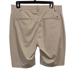 Redvanly Mens Performance Golf Shorts Tan Khaki Size Medium Stretch Regular Fit