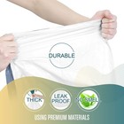 Forid Medium Drawstring Trash Bags 8 Gallon 30 Liter White 120 Count Can Liners